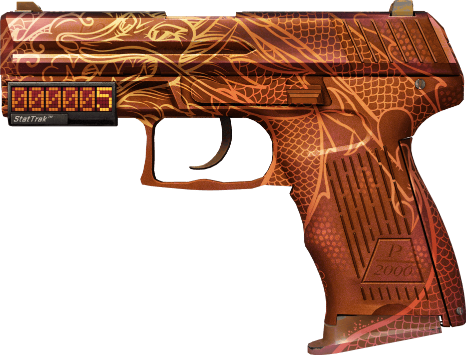 Preview image 1 of StatTrak™ P2000 | Imperial Dragon (Factory New)