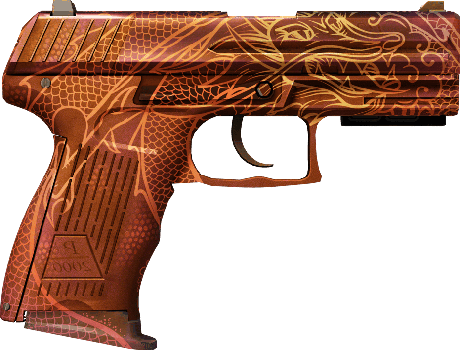 Preview image 2 of StatTrak™ P2000 | Imperial Dragon (Minimal Wear)