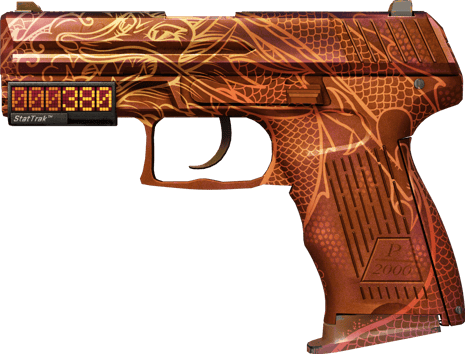 StatTrak™ P2000 | Imperial Dragon (Minimal Wear)