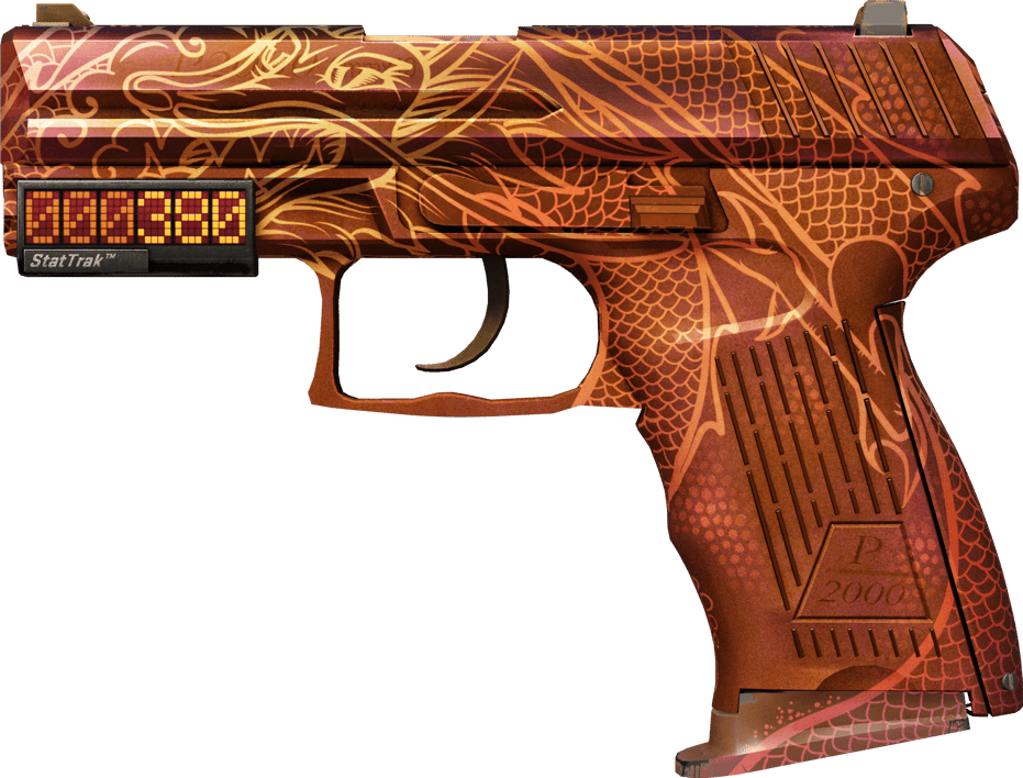 Preview image 1 of StatTrak™ P2000 | Imperial Dragon (Minimal Wear)