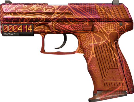 StatTrak™ P2000 | Görkemli Ejder (Eskimiş)