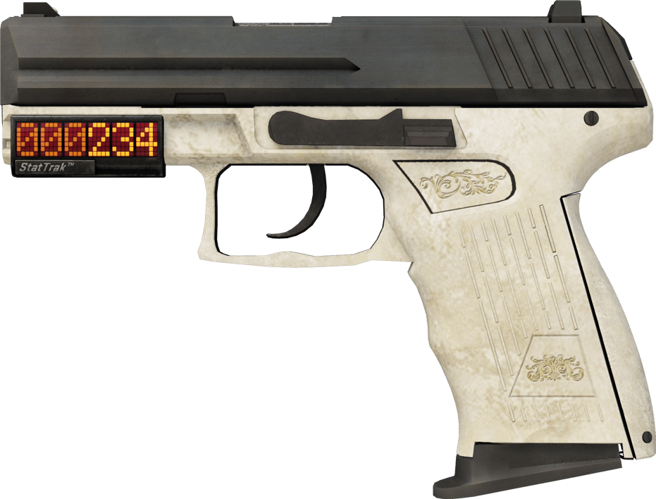 Preview image 1 of P2000 StatTrak™ | Marfil (Algo desgastado)