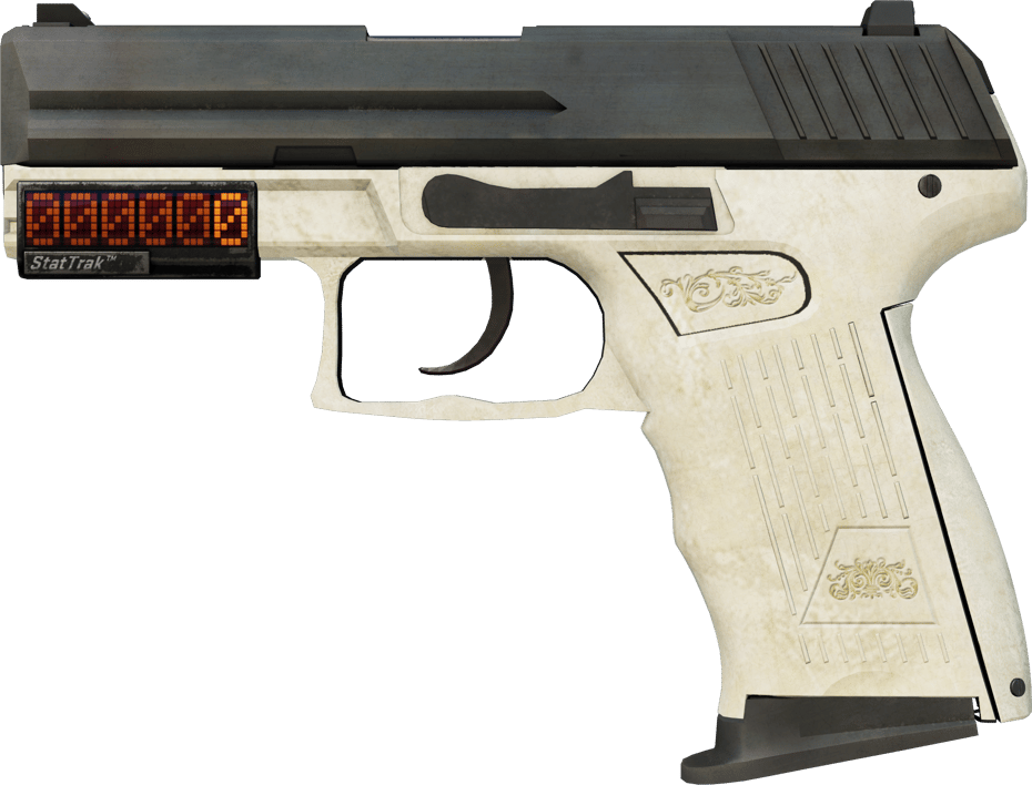 Preview image 1 of P2000 (StatTrak™) | Ivory (WW - Khá mòn)