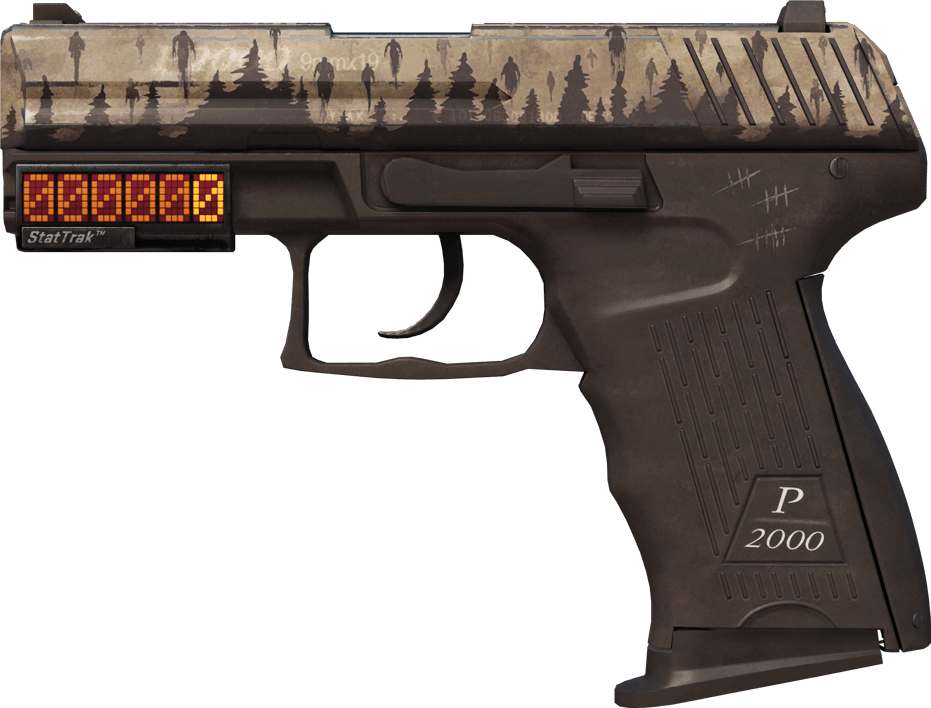 Preview image 1 of P2000 StatTrak™ | Espíritus elevados (Bastante desgastado)