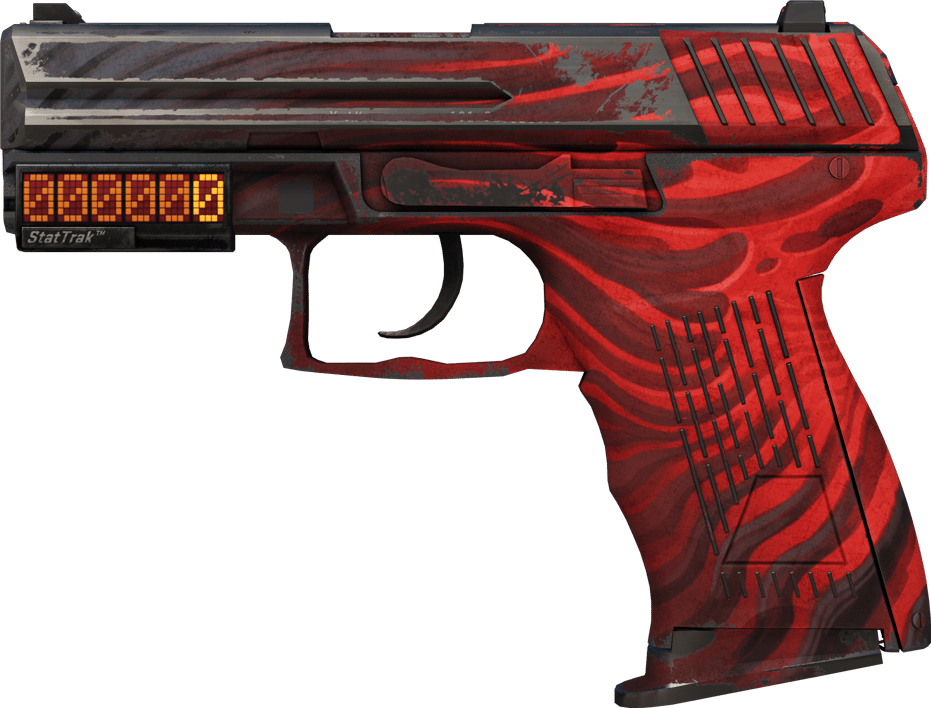 Preview image 1 of StatTrak™ P2000 | 黑曜石 (戰痕累累)