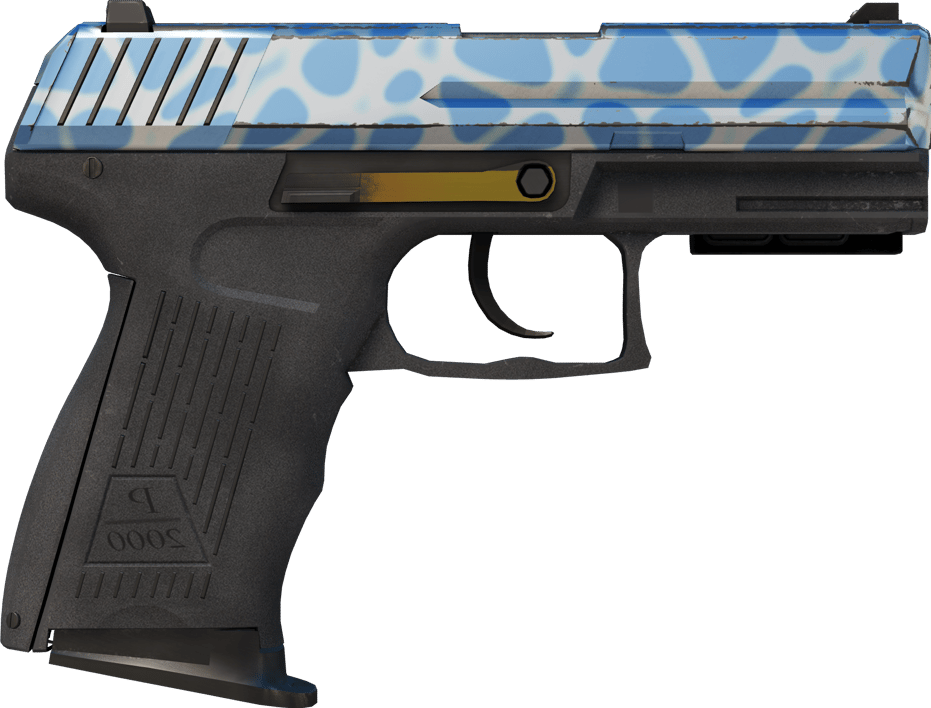 Preview image 2 of StatTrak™ P2000 | Ocean Foam (Factory New)