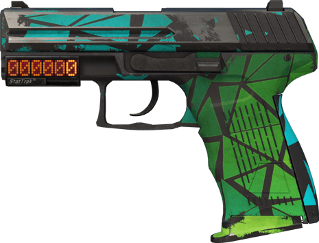 StatTrak™ P2000 | Pulse (Battle-Scarred)