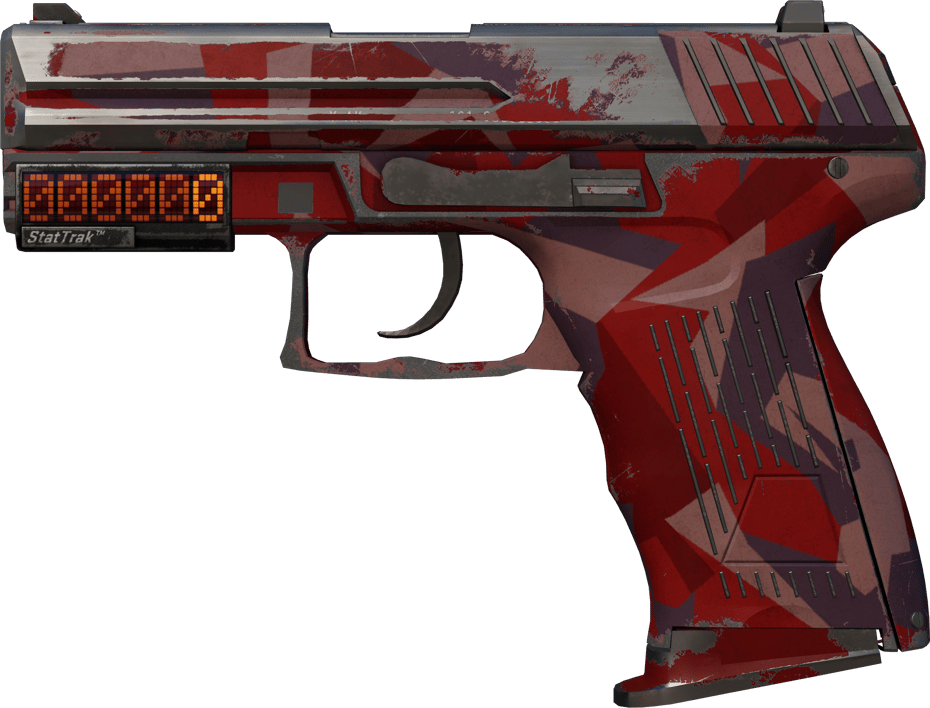 Preview image 1 of StatTrak™ P2000 | Red FragCam (Com Muito Uso)