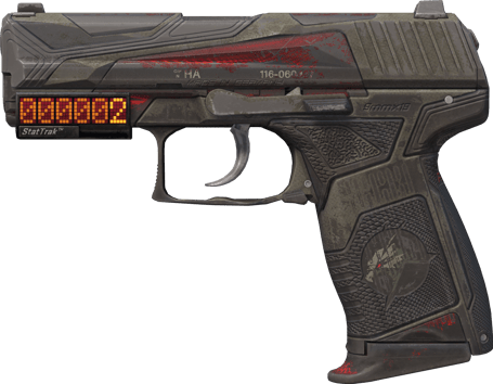 StatTrak™ P2000 | Red Wing (Battle-Scarred)