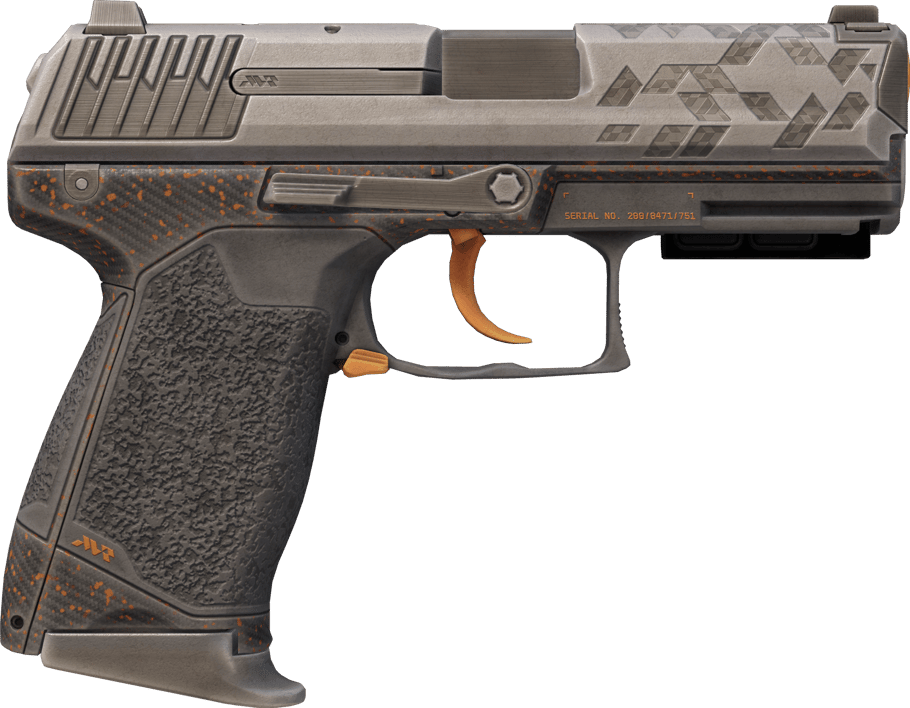 Preview image 2 of StatTrak™ P2000 | Sure Grip (มีรอยถลอกอย่างมาก)