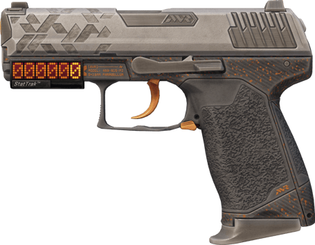 StatTrak™ P2000 | Sure Grip (มีรอยถลอกอย่างมาก)