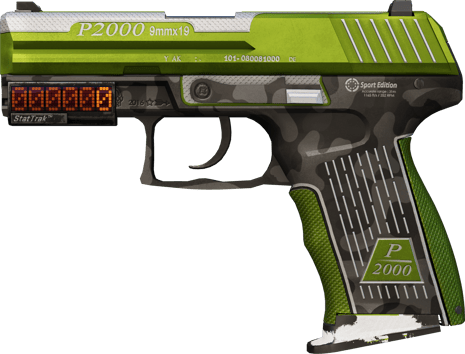 StatTrak™ P2000 | 草皮 (战痕累累)