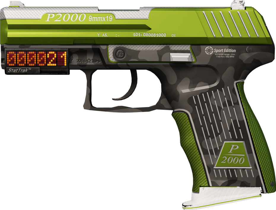 Preview image 1 of StatTrak™ P2000 | Çimen (Fabrikadan Yeni Çıkmış)