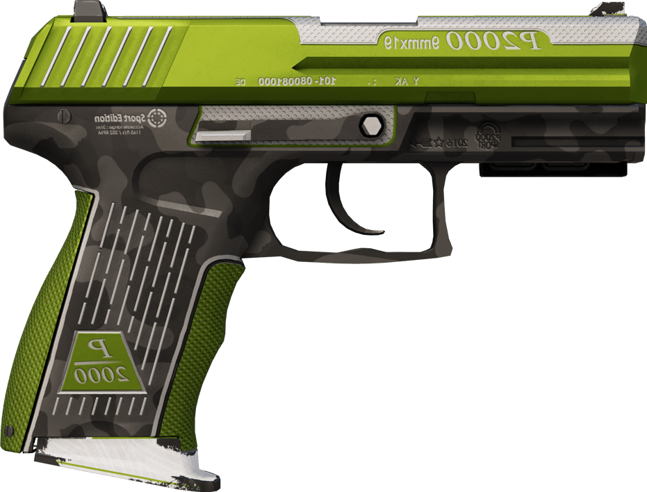 Preview image 2 of StatTrak™ P2000 | Çimen (Görevde Kullanılmış)