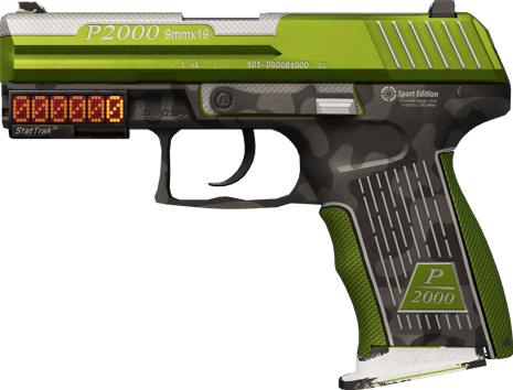 StatTrak™ P2000 | 草皮 (久经沙场)