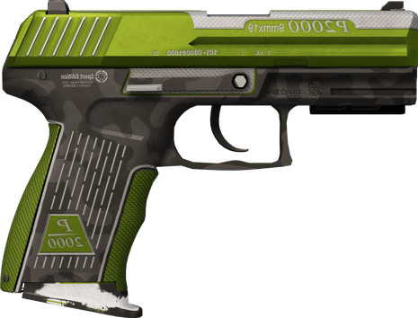 Preview image 2 of StatTrak™ P2000 | 草皮 (破损不堪)