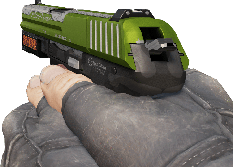 Preview image 3 of P2000 (StatTrak™) | Turf (มีรอยถลอกอย่างมาก)