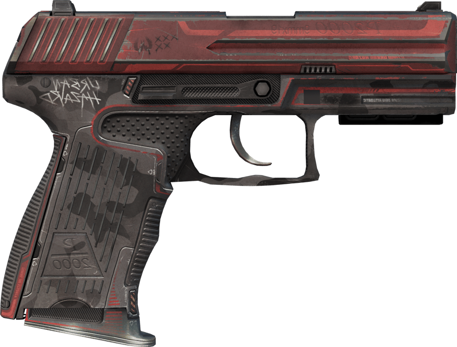 Preview image 2 of P2000 StatTrak™ | Peligro urbano (Deplorable)