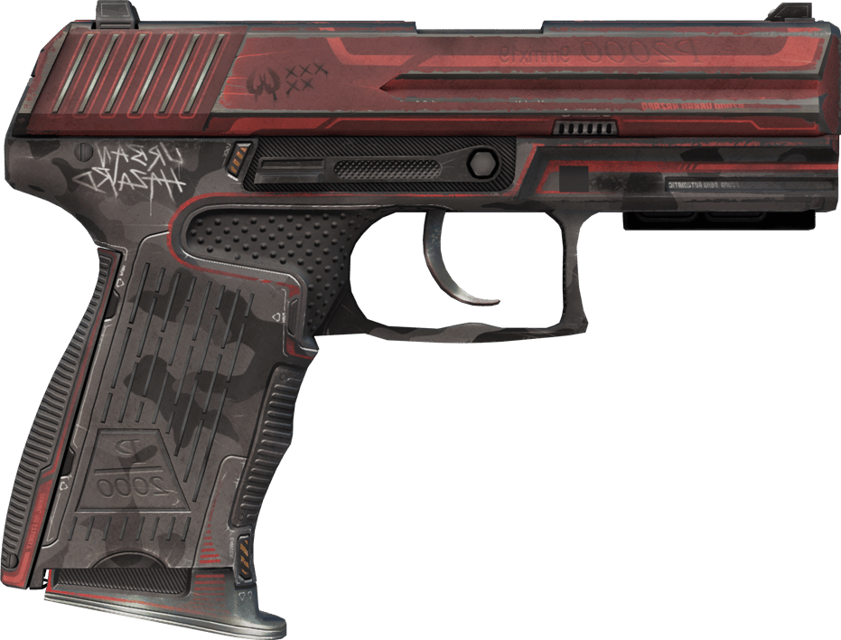 Preview image 2 of P2000 StatTrak™ | Peligro urbano (Bastante desgastado)