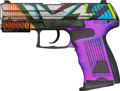 StatTrak™ P2000 | Wicked Sick (Well-Worn)