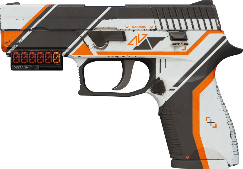Preview image 1 of StatTrak™ P250 | Asiimov (Battle-Scarred)