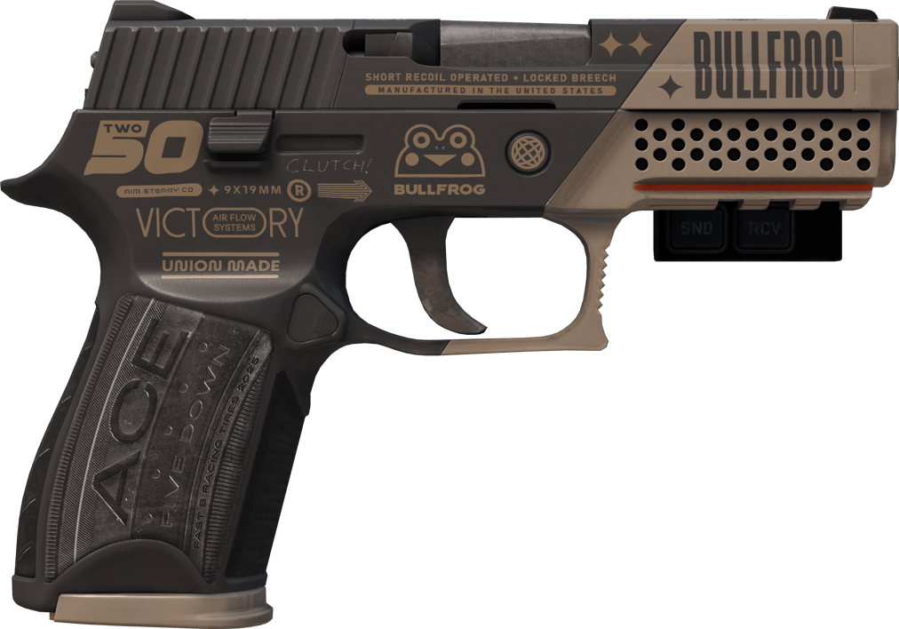 Preview image 2 of P250 StatTrak™ | Bullfrog (Recién fabricado)