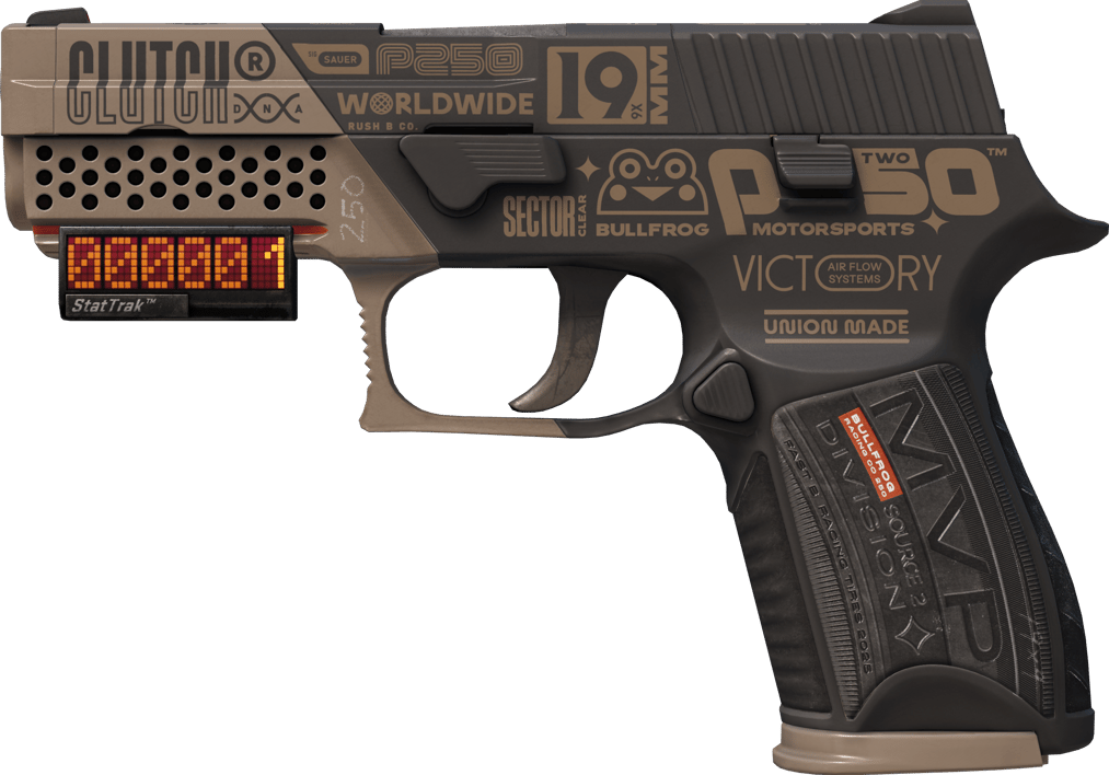 Preview image 1 of P250 StatTrak™ | Bullfrog (Recién fabricado)