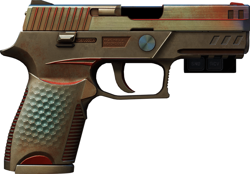 Preview image 2 of StatTrak™ P250 | Cyber Shell (戦いで傷ついた)