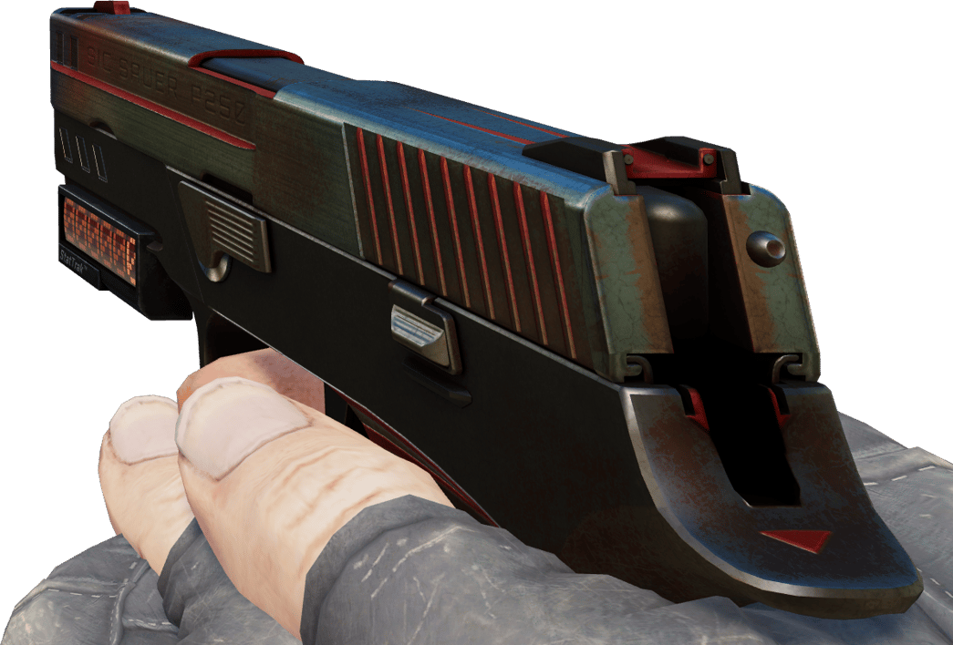Preview image 3 of StatTrak™ P250 | Cyber Shell (戦いで傷ついた)