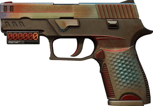 StatTrak™ P250 | Cyber Shell (Battle-Scarred)