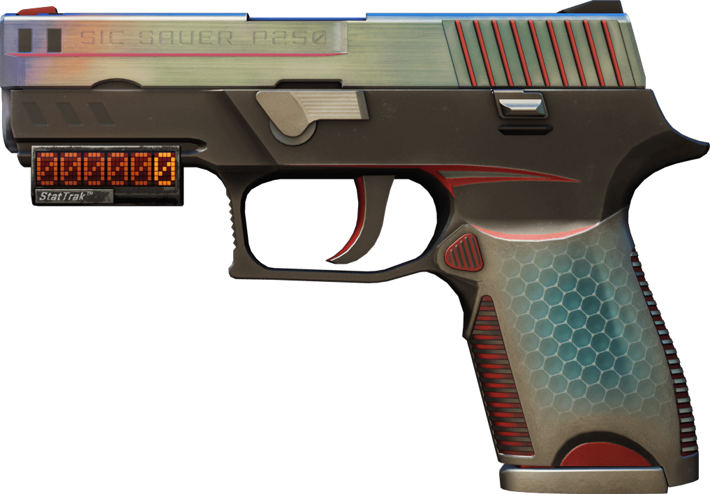 Preview image 1 of StatTrak™ P250 | Cyber Shell (Factory New)