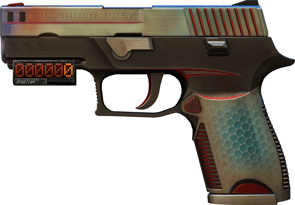 Preview image 1 of StatTrak™ P250 | Kyberkilpi (Aikansa elänyt)