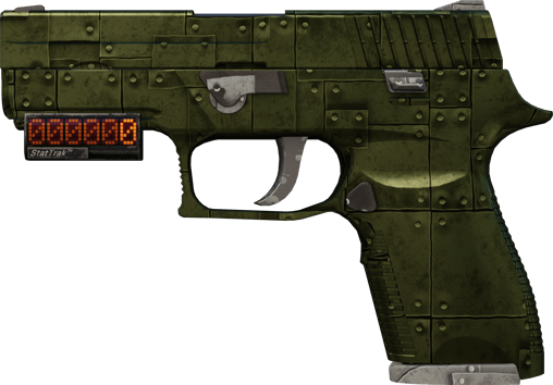 StatTrak™ P250 | Iron Clad (Com Pouco Uso)