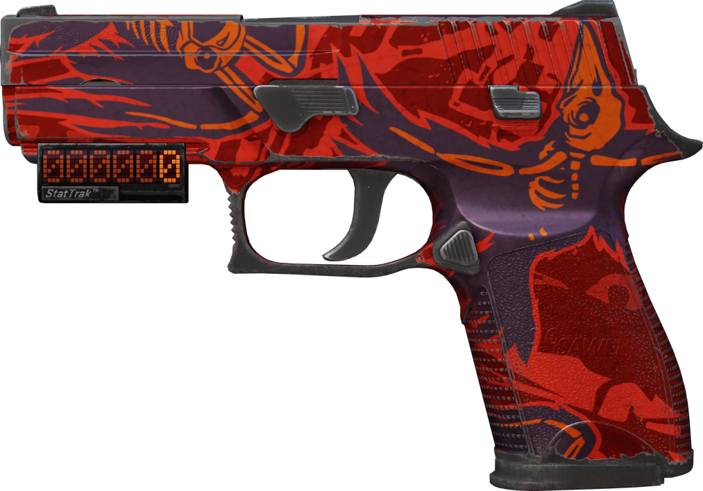 Preview image 1 of StatTrak™ P250 | Nevermore (Well-Worn)