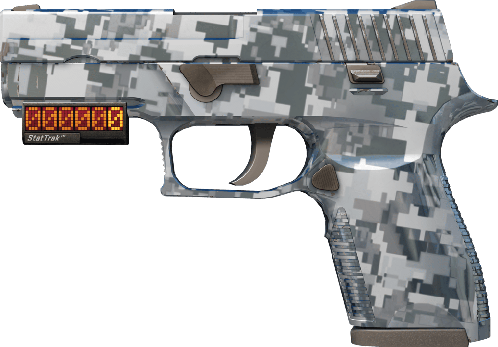 Preview image 1 of StatTrak™ P250 | Steel Disruption (FN - Mới cứng)