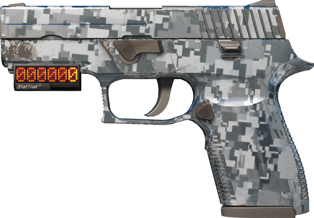 Preview image 1 of StatTrak™ P250 | Steel Disruption (Field-Tested)