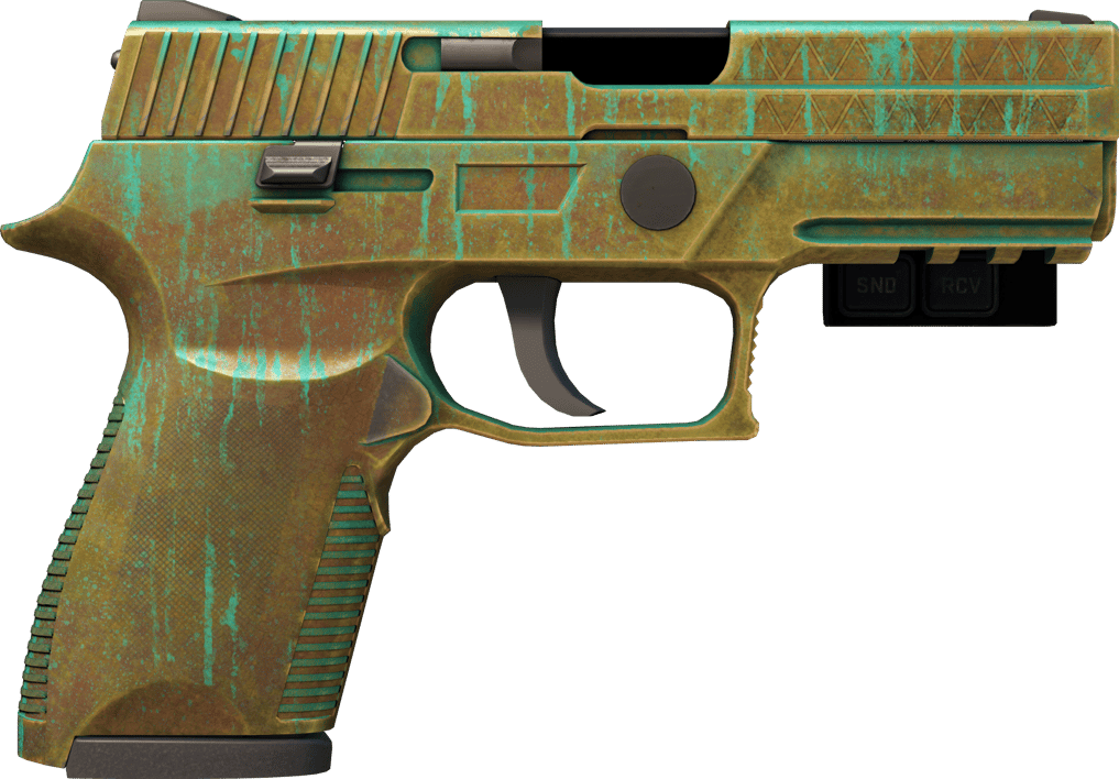 Preview image 2 of StatTrak™ P250 | Verdigris (戦いで傷ついた)
