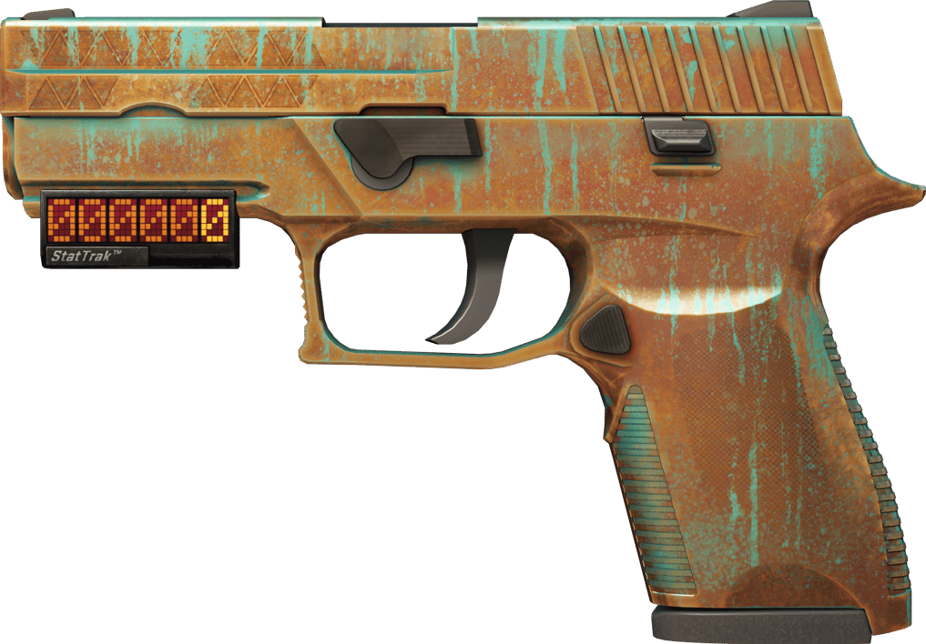 Preview image 1 of StatTrak™ P250 | Verdigris (未使用)