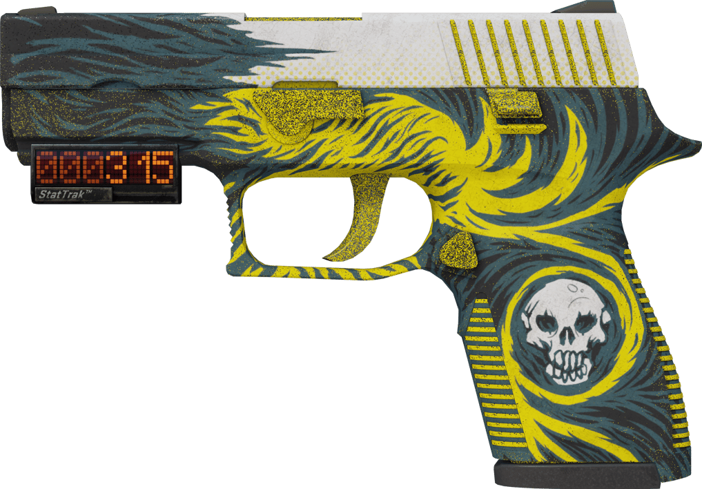 Preview image 1 of StatTrak™ P250 | Wingshot (BS - Mòn qua thực chiến)