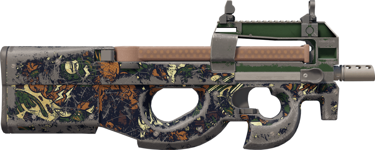 Preview image 2 of StatTrak™ P90 | Cocoa Rampage (Battle-Scarred)