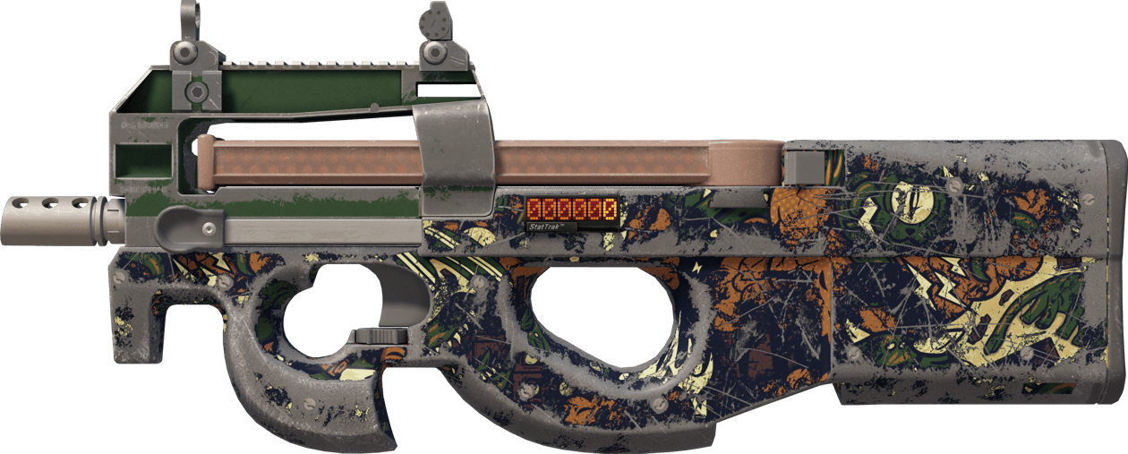 Preview image 1 of StatTrak™ P90 | Cocoa Rampage (Battle-Scarred)