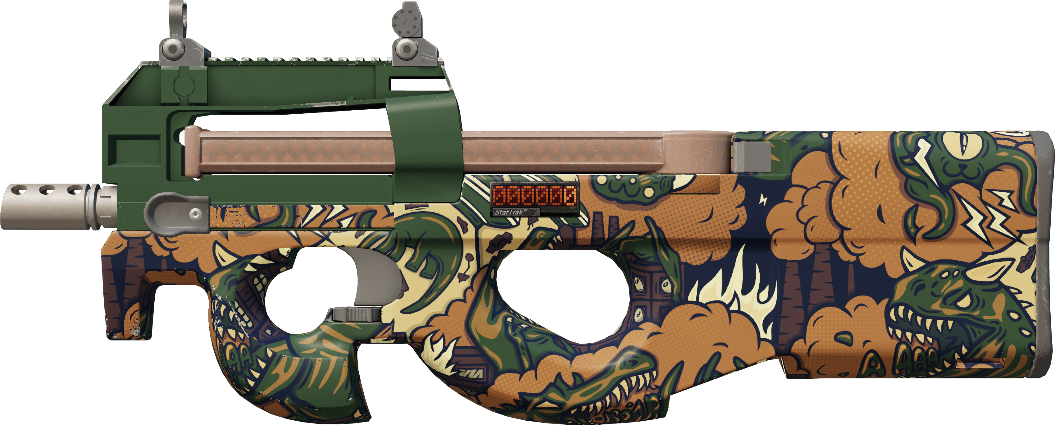 Preview image 1 of StatTrak™ P90 | Cocoa Rampage (Factory New)