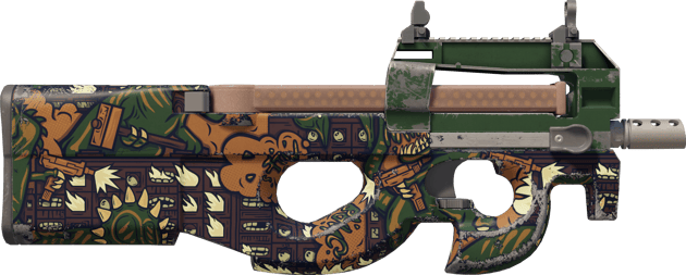 Preview image 2 of StatTrak™ P90 | Kakao Çıldırışı (Görevde Kullanılmış)