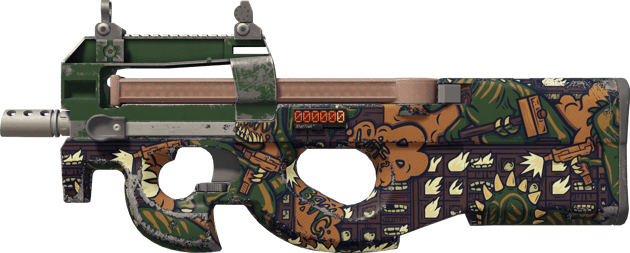 StatTrak™ P90 | Kakao Çıldırışı (Görevde Kullanılmış)