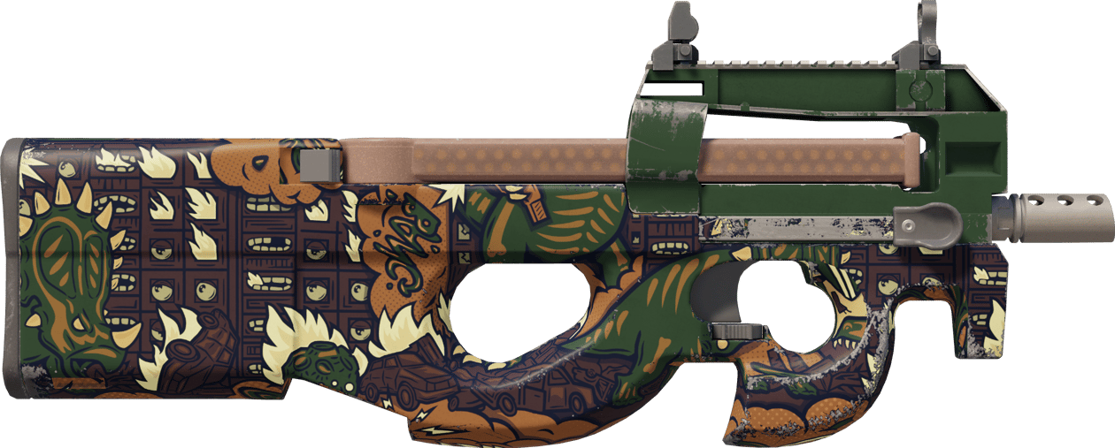 Preview image 2 of StatTrak™ P90 | Cocoa Rampage (Minimal Wear)
