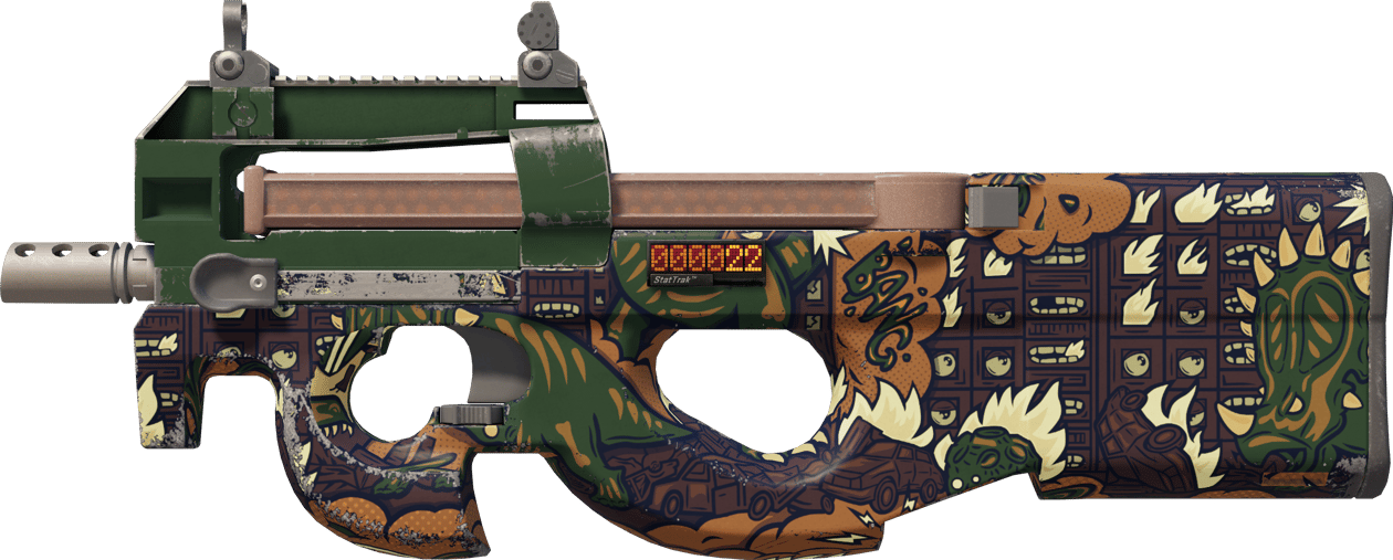 Preview image 1 of StatTrak™ P90 | Cocoa Rampage (Minimal Wear)
