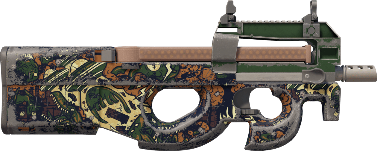 Preview image 2 of StatTrak™ P90 | Kakao Çıldırışı (Eskimiş)
