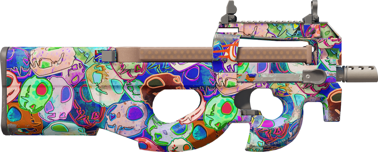 Preview image 2 of StatTrak™ P90 | 喵之萌杀 (略有磨损)