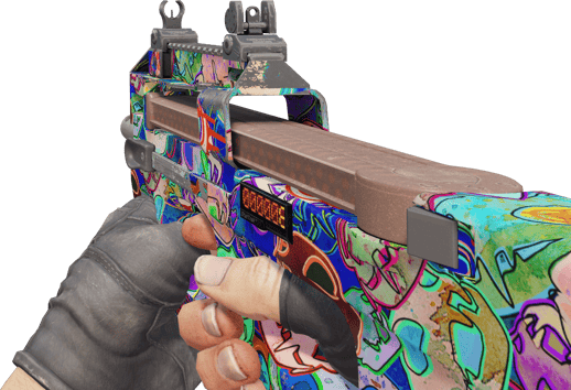 Preview image 3 of StatTrak™ P90 | 喵之萌杀 (略有磨损)