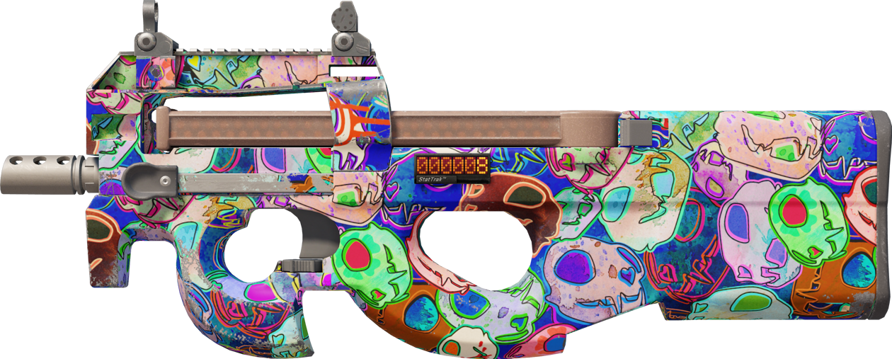 Preview image 1 of StatTrak™ P90 | 喵之萌杀 (略有磨损)